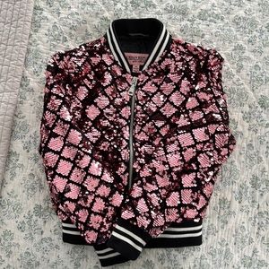 Urban Republic sequin bomber jacket. Size 5/6